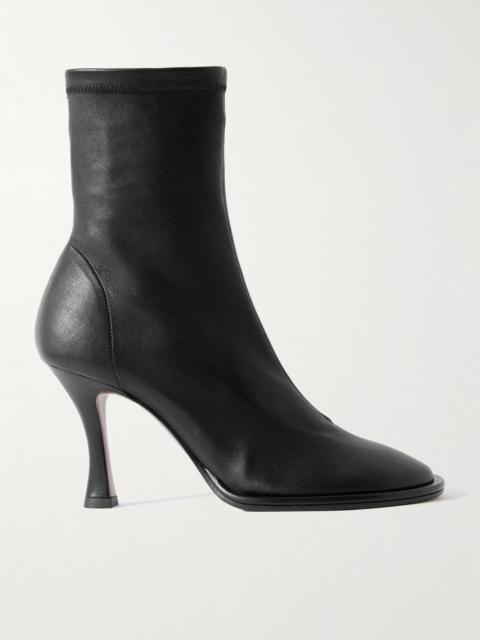 NEOUS Lea stretch-leather ankle boots Black