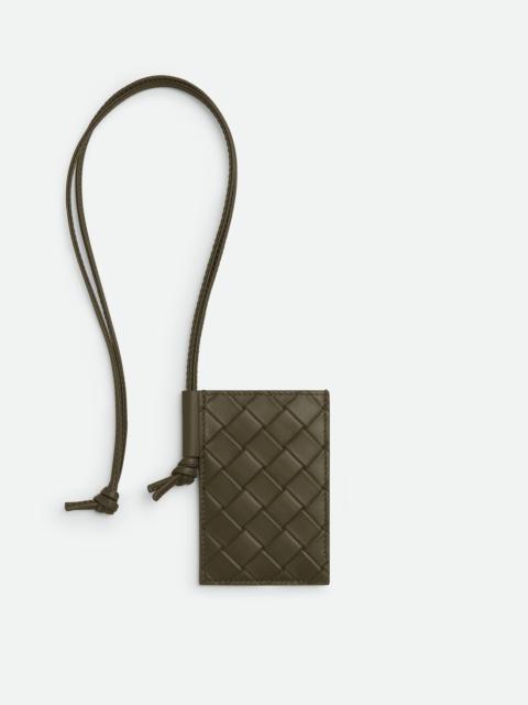 Bottega Veneta Intrecciato Stamp Badge Holder