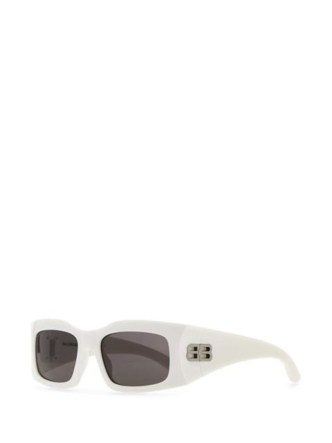 BALENCIAGA Balenciaga Unisex White Acetate Sunglasses