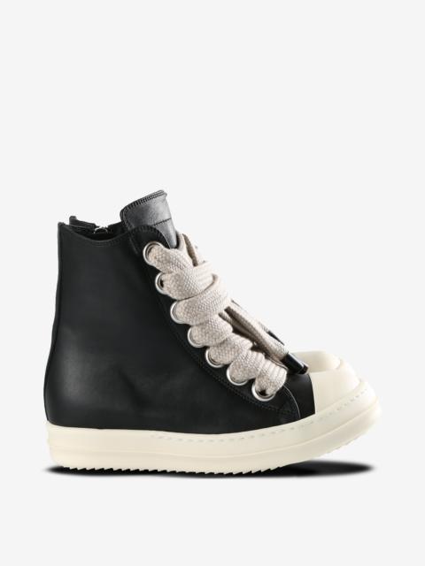 RICK OWENS - Women Leather Jumbolace Sneakers