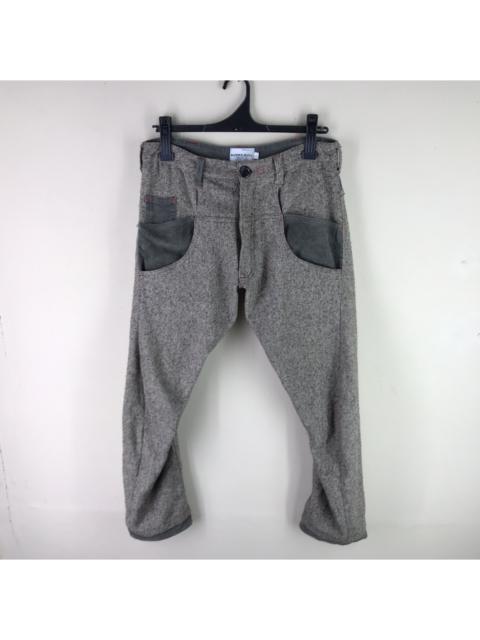 Other Designers Japanese Brand - Burks Bull Wool Casual Cargo Trousers Pant