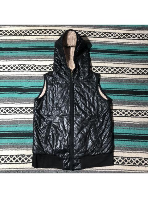 Other Designers If Six Was Nine - Journalier Reversible Puffer Fur Vest Hooded