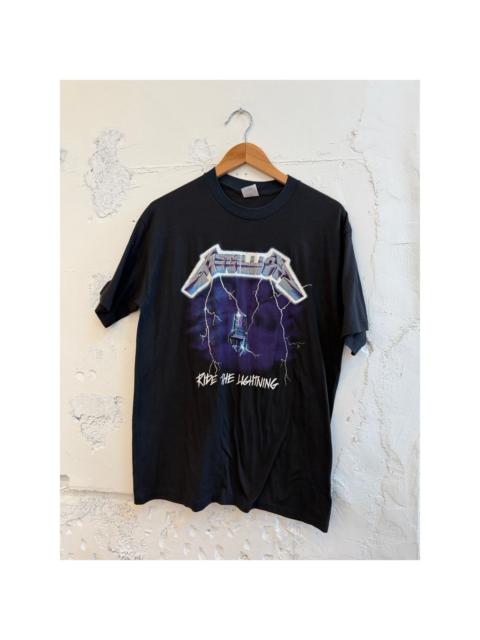 Other Designers Vintage Metallica 1987 Ride the Lightning Tee