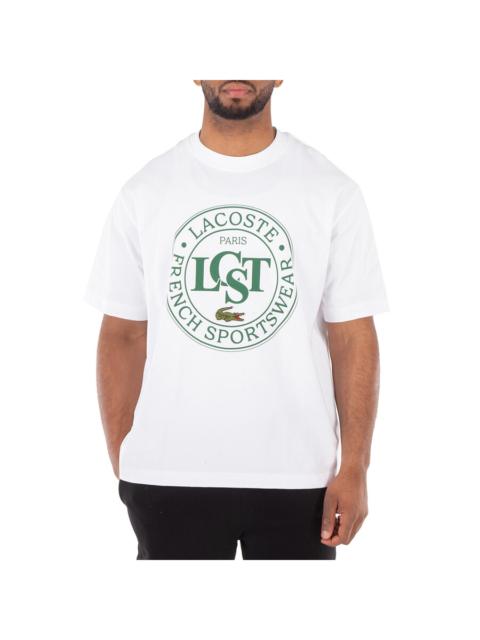 LACOSTE Lacoste Logo Print Crew Neck T-Shirt
