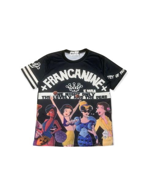 Other Designers Cartoon Network - vintage francanine all over print cartoon tees