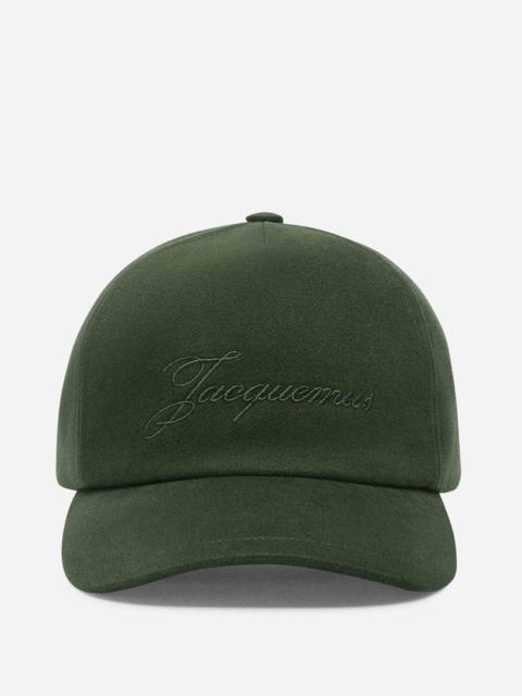 JACQUEMUS CAP LOGO COTTON