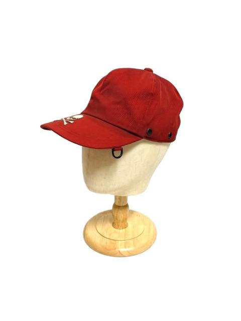 mastermind JAPAN Mastermind Japan Mainline Red Baseball Skull Leather Patch Cap