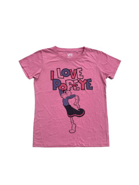 Other Designers Vintage Uniqlo Olive Oyl Love Popeye Logo Tshirt