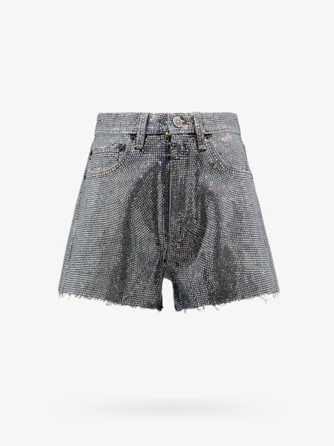 Maison Margiela Maison Margiela Cotton Shorts With All-Over Rhinestones