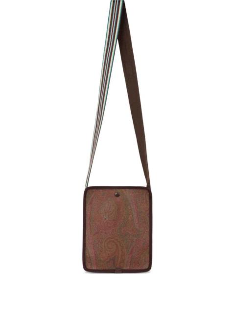 Etro Etro Men Small Arnica Shoulder Bag With Paisley Print