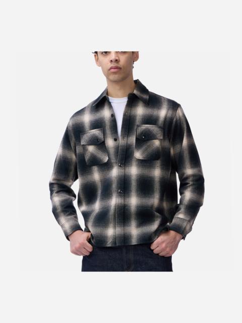 3sixteen Crosscut Flannel - Black Ombre Plaid