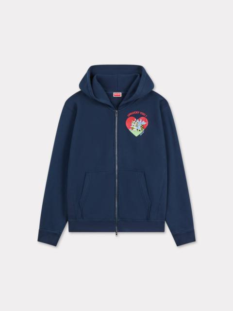 KENZO 'KENZO Cartoon' zip up hoodie in cotton
