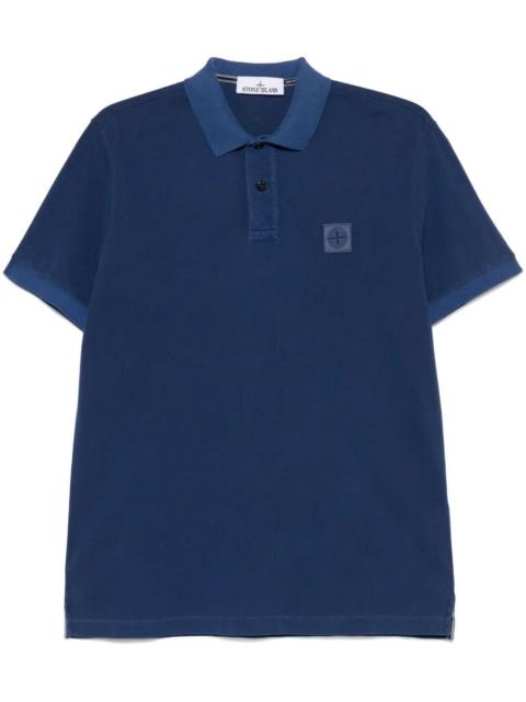 Stone Island Men Slim Fit Short Sleeve Polo