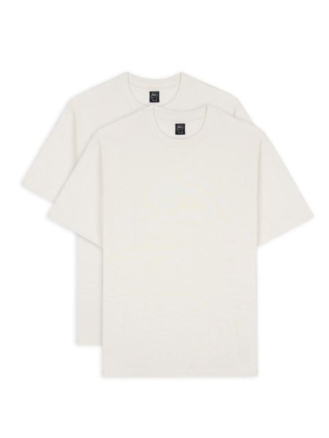 BRAIN DEAD 2 Pack Easy T-Shirts SS24 - Natural