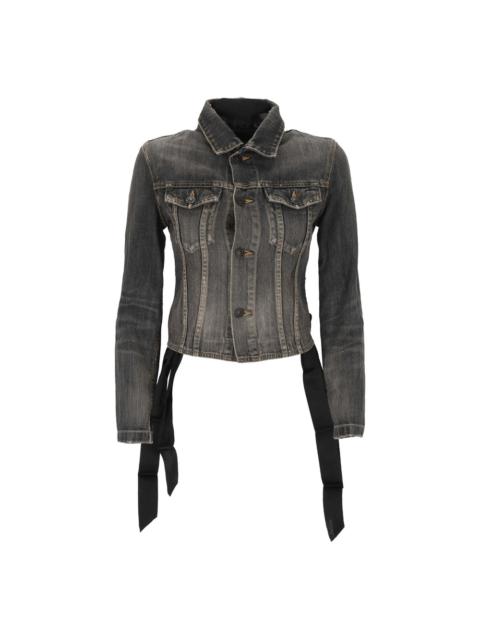 BALENCIAGA Balenciaga Grey Jackets - Denim Jackets Women