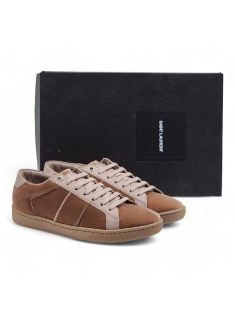 SAINT LAURENT Saint Laurent Court Classic Velvet Sneakers Pink EU 35 US 5 - New $750