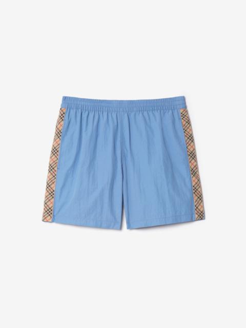 Burberry Check Trim Swim Shorts