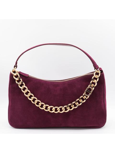 Other Designers Twinset Purple Leather Liliane Shoulder Bag