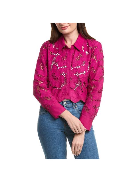 L'AGENCE L’AGENCE Seychelle Cropped Button-Down