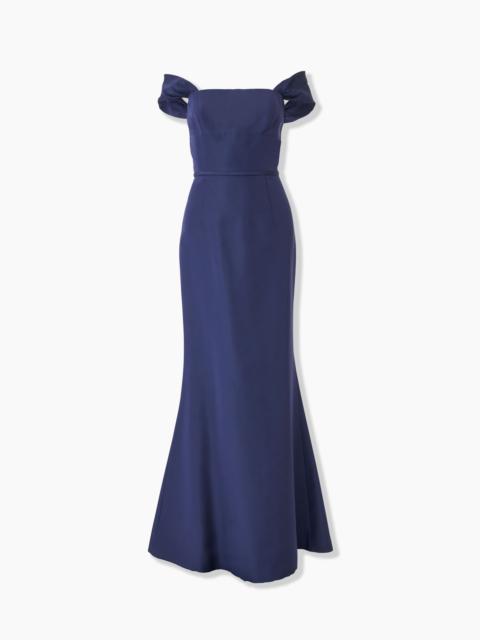 CAROLINA HERRERA Off-Shoulder Trumpet Gown