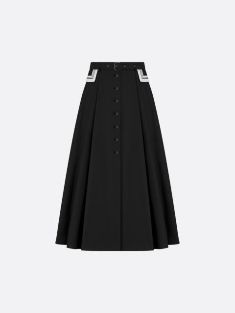 Dior Mid-Length Flared Skirt