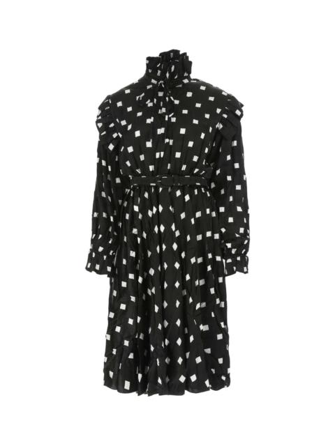 BALENCIAGA Balenciaga Women Embroidered Satin Dress