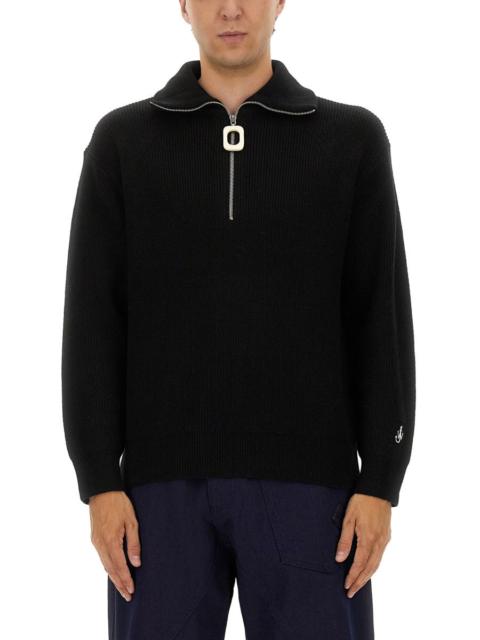J.W. ANDERSON - Jw Anderson Men Half Zipper Shirt