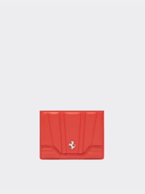 Ferrari GT Ferrari leather card holder with livery motif