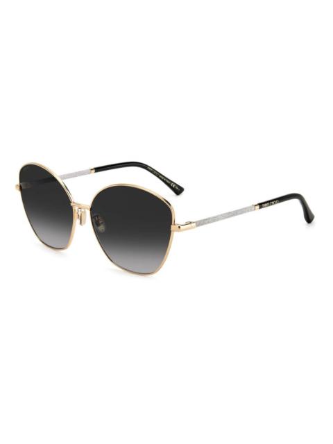 JIMMY CHOO Jimmy Choo Grey Gradient Butterfly Ladies Sunglasses MARILIA/G/SK 2M2/9O 63