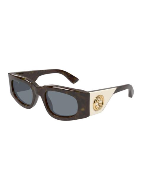 GUCCI Gucci Ladies Black Square Sunglasses GG1664S 003