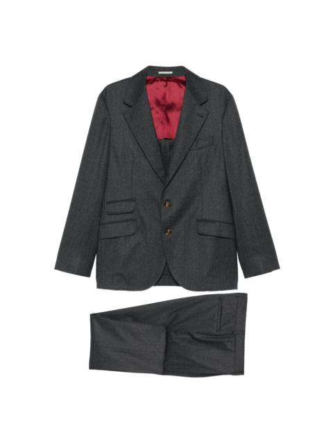 Brunello Cucinelli Brunello Cucinelli Grey Suits Men