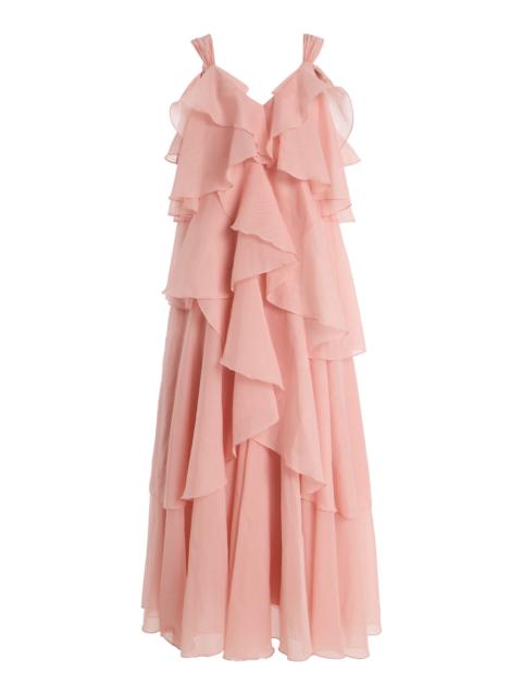 Aje. Gracie Maxi Dress pink