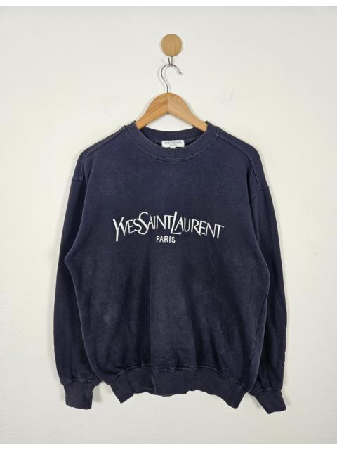 SAINT LAURENT Yves Saint Laurent YSL Pour Homme Embroidery Sweatshirt