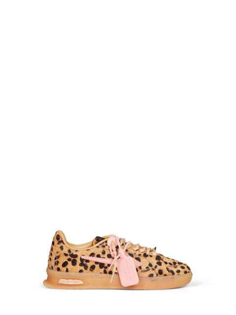 Off-White Off White Women Beige Printed Calf Hair End Of Play Sneakers