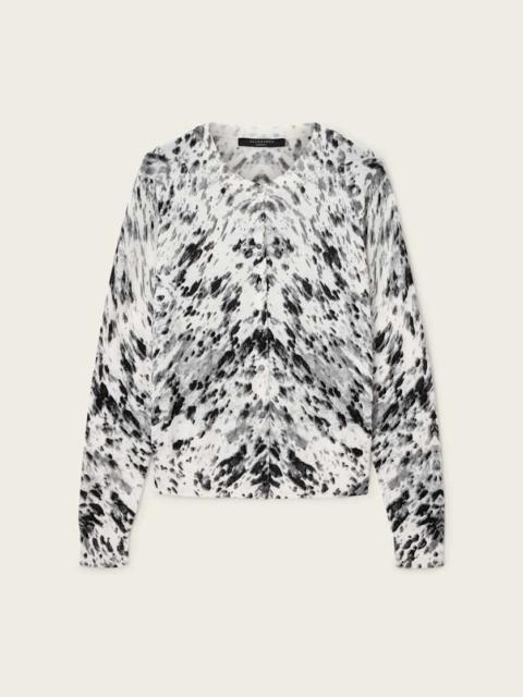 ALLSAINTS ANOUK SLIM FIT MERINO WOOL CARDIGAN