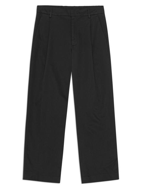 NN07 NN07 Kay Flat Front Tapered Pants in Black at Nordstrom