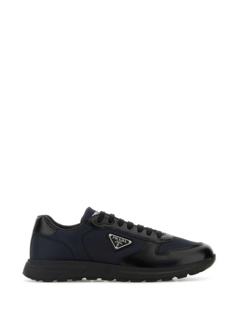 Prada Men Two-Tone Nylon And Leather Prax 2.0 Sneakers