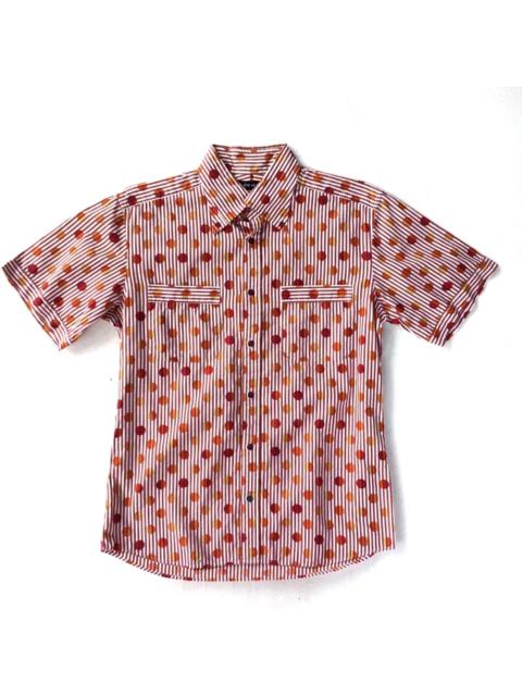 Other Designers Boycott - Boycott Pullcadot Striped Design Shirt Button Up