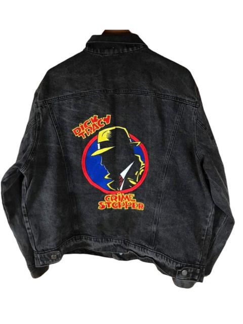 Other Designers Vintage - 🔥RARE VTG DICK TRACY MOVIE DENIM TRUCKERS JACKET