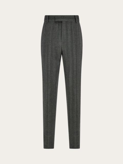 Our Legacy Drape Trousers Black Wool | REVERSIBLE