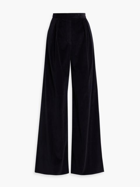 Max Mara Gilly cotton-corduroy wide-leg pants