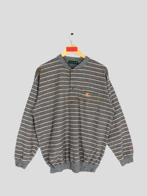 Other Designers Lyle & Scott - Lyle & Scott Striped Sweatshirt Pullover Crewneck Size XL