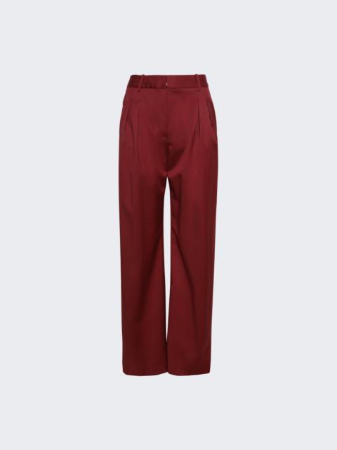 Loulou de Saison Trousers Burgundy