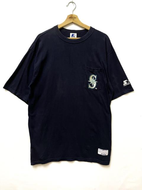 Other Designers Vintage - Vintage Starter Small Logo T-shirt Navy Large