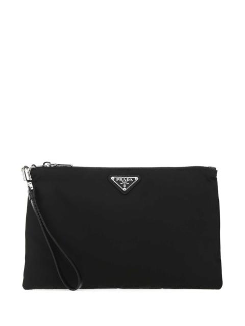 Prada Prada Men Black Re-Nylon Clutch