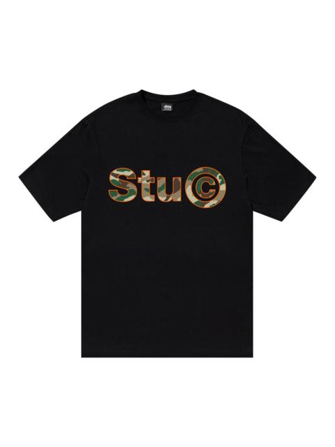Stüssy Stussy Stu C. Camo Tee 'Black'