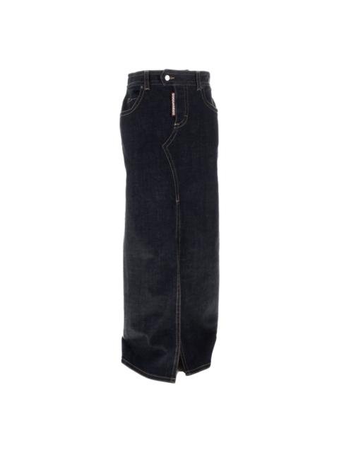 DSQUARED2 denim midi skirt