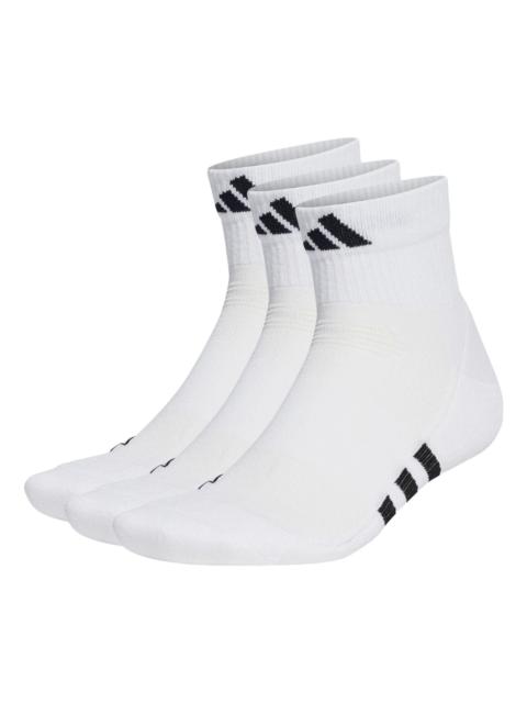 adidas adidas Performance Cushioned Mid-Cut Socks 3 Pairs 'White' HT3450