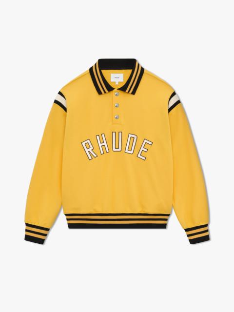 Rhude RHUDE LS WARM UP POLO