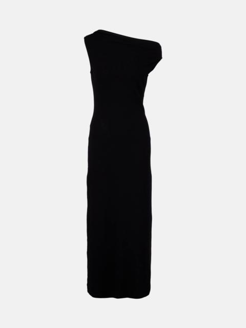 LESET Lauren off-shoulder jersey maxi dress